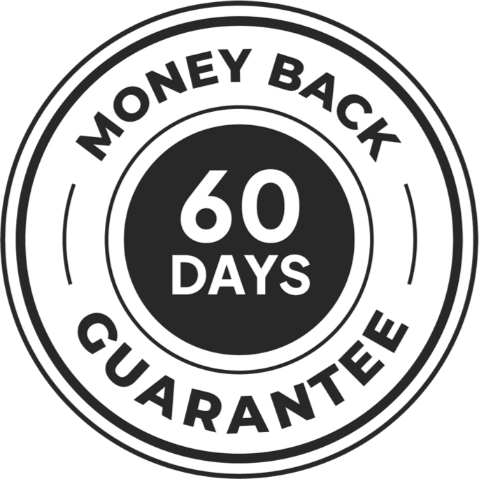 VapoCept 60-day money-back guarantee badge