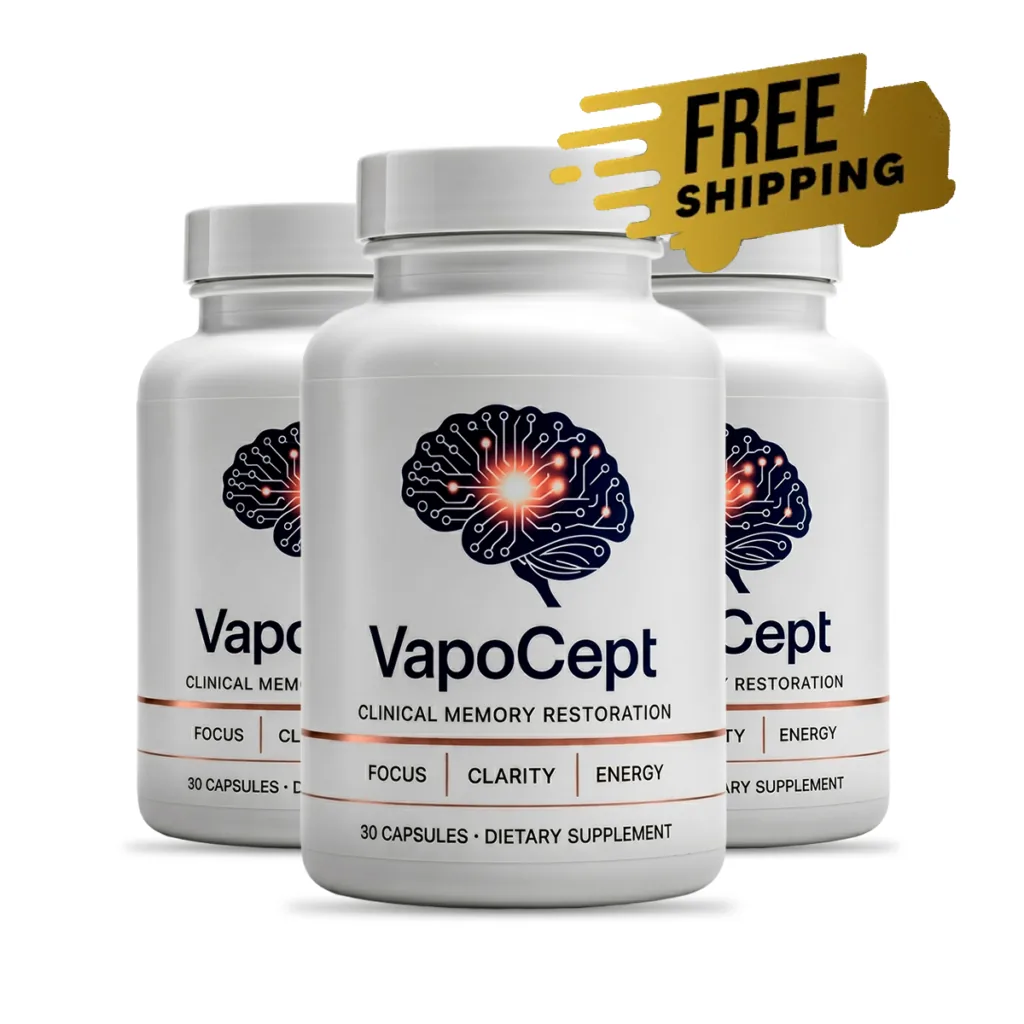 VapoCept cognitive wellness capsules three-bottle package